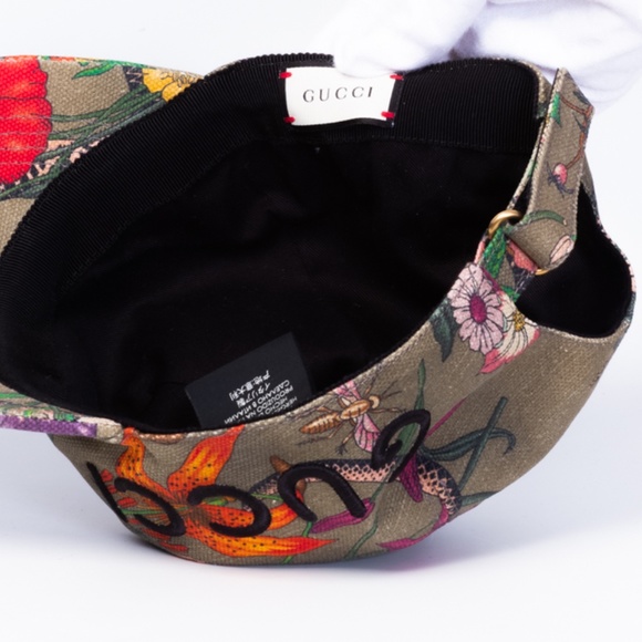 GUCCI HAT M BASEBALL PENCE FLORA SNA - Picture 5 of 6